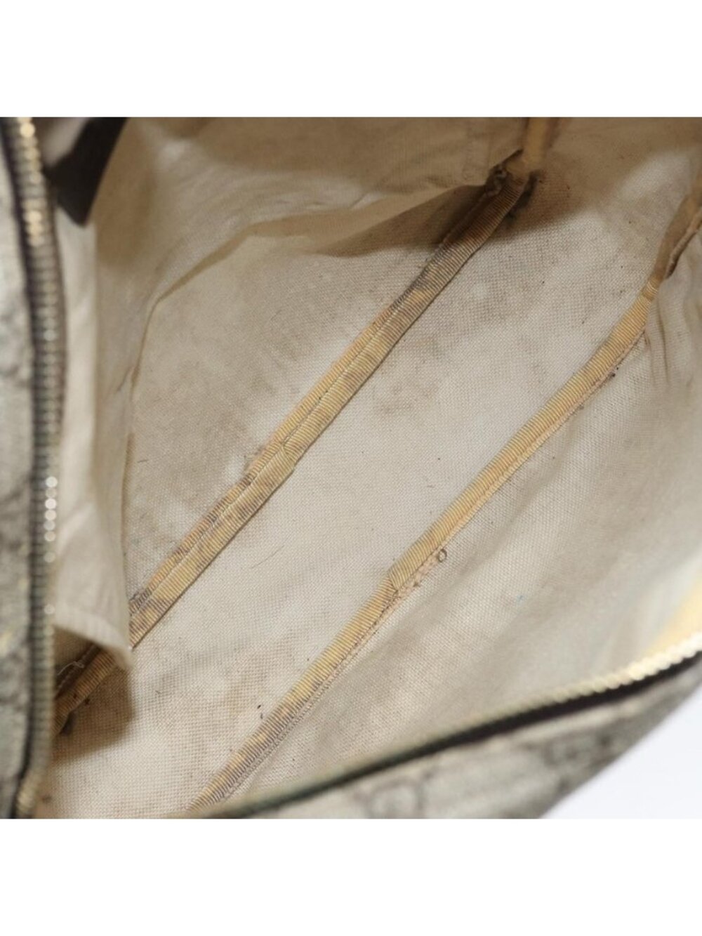 Authentic GUCCI GG Supreme Shoulder Bag PVC Brown Gold 201448 - Picture 3 of 16